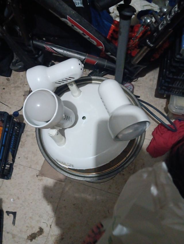 3 Focos Plató - Lámpara de 3 luces