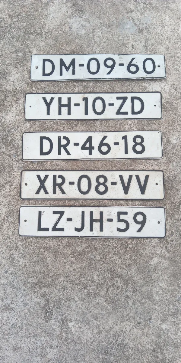 Matrícula/placas holandesas de coche