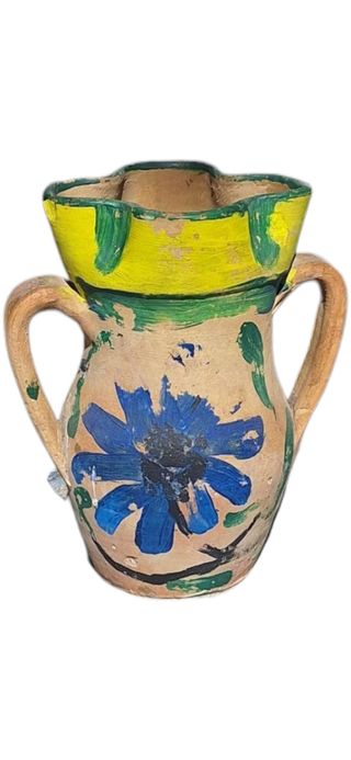 Giara dipinta a mano, 21x12cm