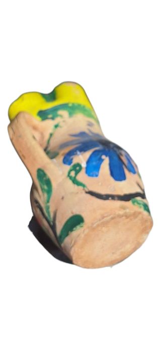 Giara dipinta a mano, 21x12cm