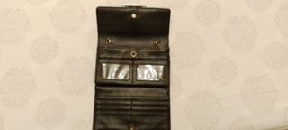 Monedero mujer - beige y negro