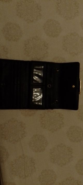 Monedero mujer - beige y negro