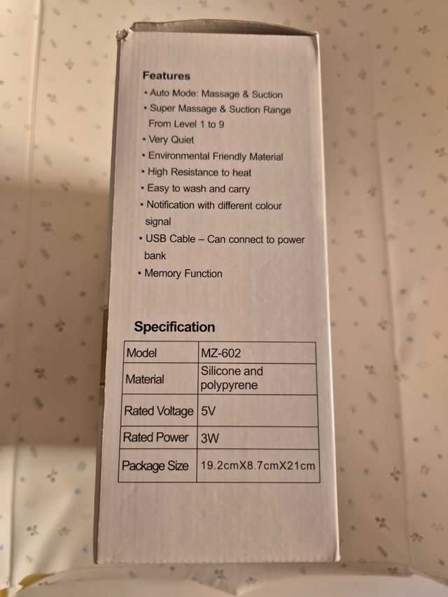 Sacaleches eléctrico