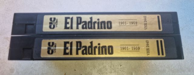 Cintas VHS El padrino parte 1 y El Padrino parte 2