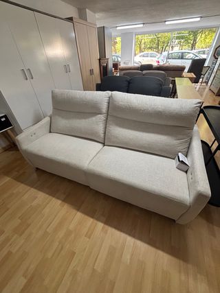Sofá eléctrico beige