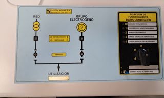 Cuadro conmutación grupo electrógeno