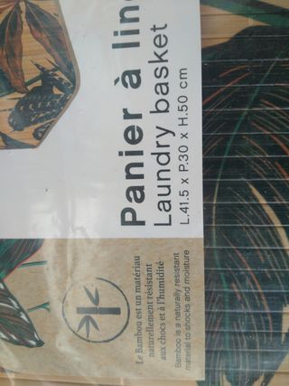 Cestino portabiancheria 5five bamboo
