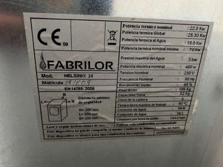 Hidroestufa FabrilLor roja 24Kw