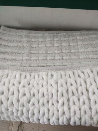 Tappeto bianco cotone 50x120