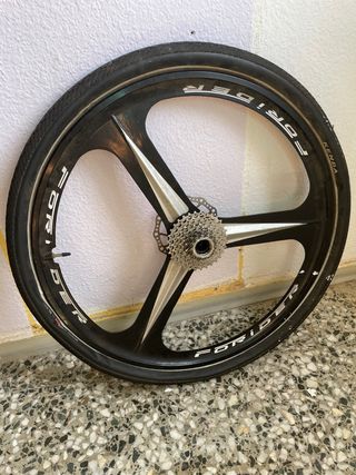 Rueda bicicleta 29" fibra carbono
