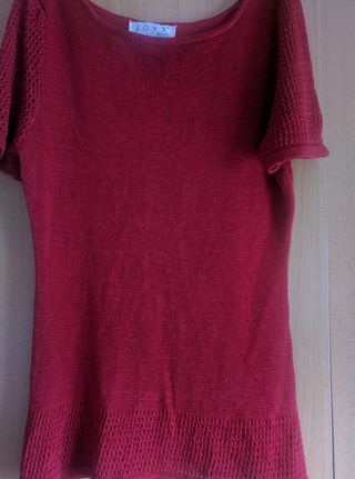 Jersey manga corta de verano.