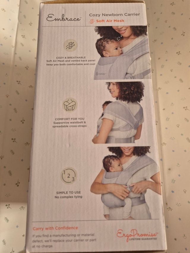 Ergobaby Embrace: Portabebés Recién Nacido