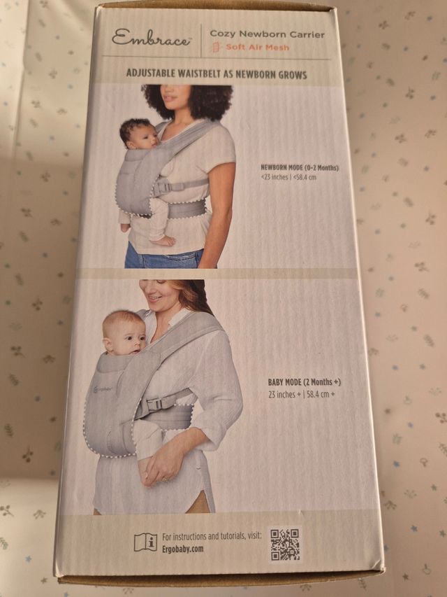 Ergobaby Embrace: Portabebés Recién Nacido