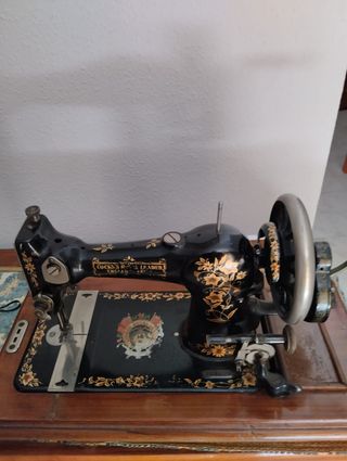 Máquina coser antigua COCKS LEADER