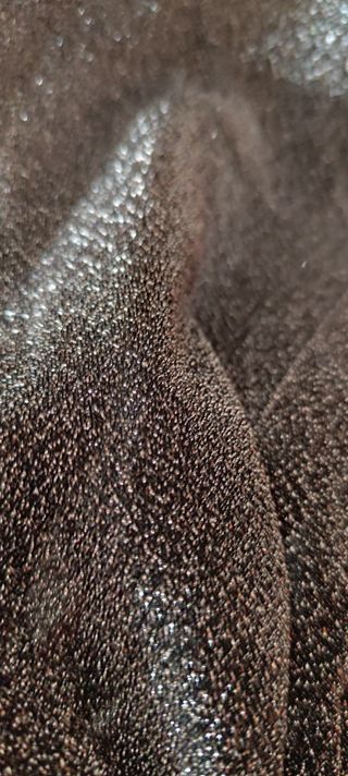 Vestido fiesta plisado plata
