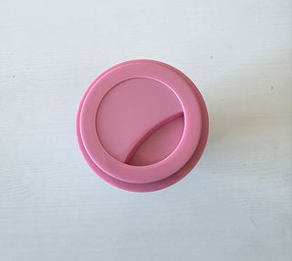 Vaso reutilizable con tapa