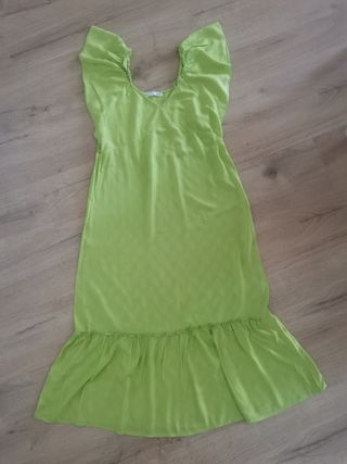 Vestido largo verde Sfera - Talla L