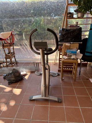 Bicicleta estática decathlon