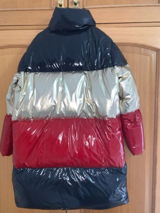 Chaquetón acolchado Tommy Hilfiger tricolor