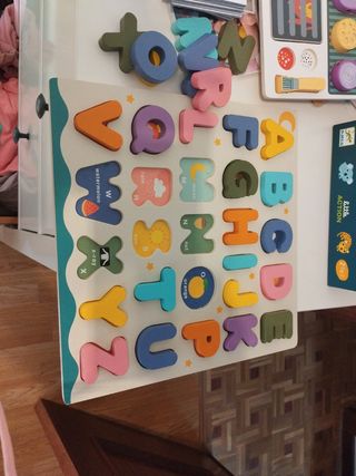 Puzzle de madera abc