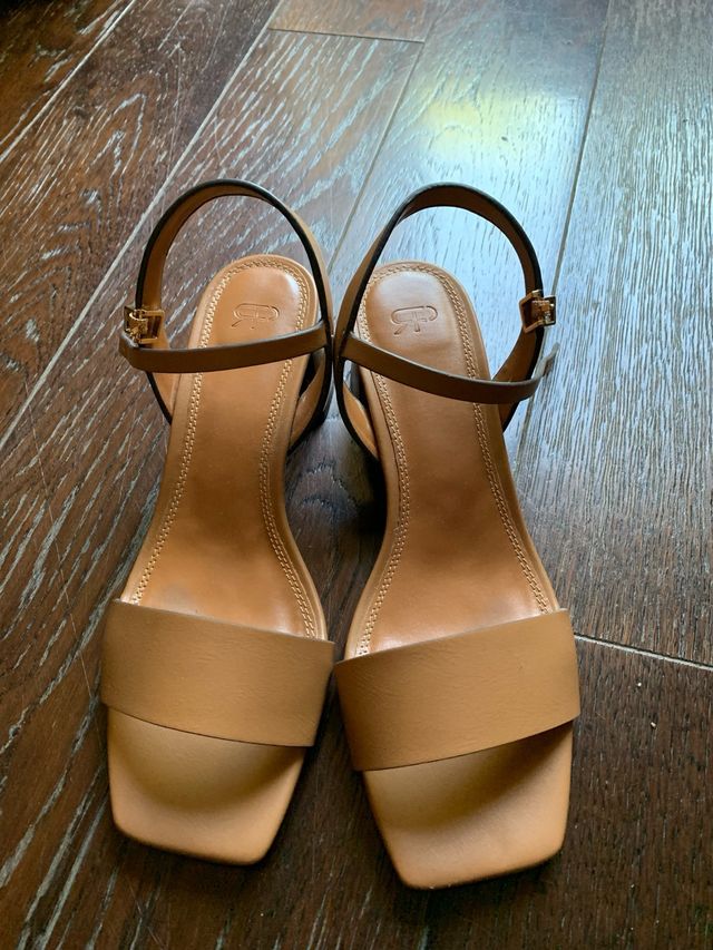 Sandalias de tacón marrón 39 Parfois