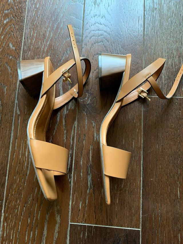 Sandalias de tacón marrón 39 Parfois