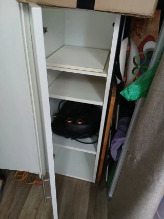 Armario cocina blanco - Colgar o sobre encimera