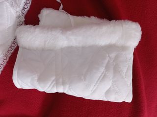Saquito bebé antiguo blanco
