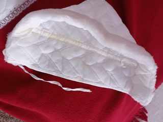 Saquito bebé antiguo blanco