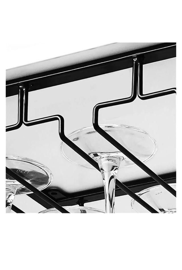 2 Soportes copas vino - metal
