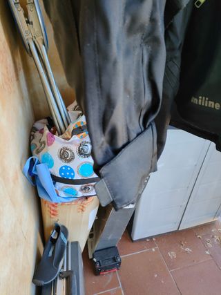 Chaqueta moto Miline con  protecciones 
en hombros