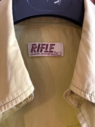 Camicia Rifle vintage verde chiaro