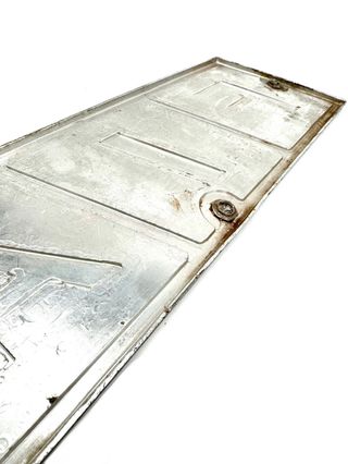 Stemma FIAT vintage originale camion anni ’70-’80, 45x11 cm