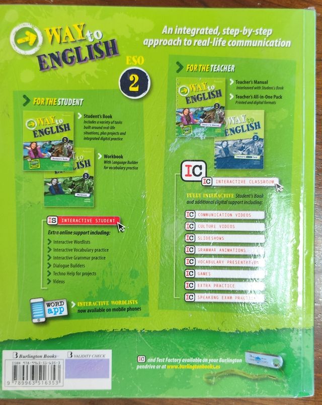 16 way to english 2 eso student's book