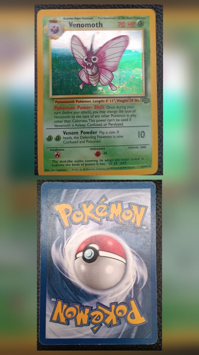 Carte Holo Vintage Pokémon