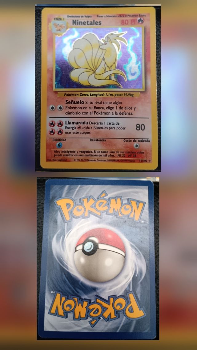 Carte Holo Vintage Pokémon