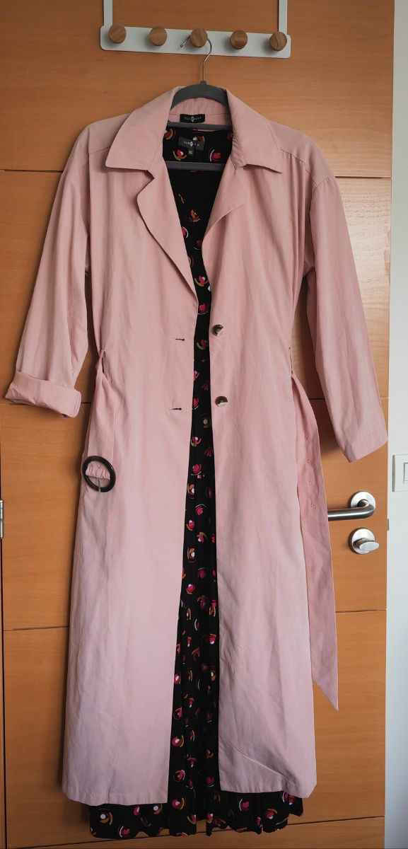 Gabardina rosa | Trench coat