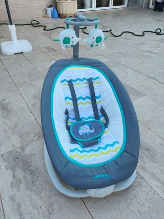 Hamaca Bebé Asalvo - Elefante. Música y vibración