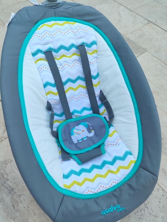 Hamaca Bebé Asalvo - Elefante. Música y vibración