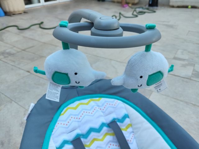 Hamaca Bebé Asalvo - Elefante. Música y vibración