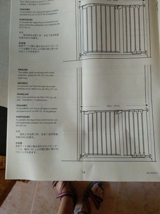  2 Barreras de seguridad Ikea con extensiones