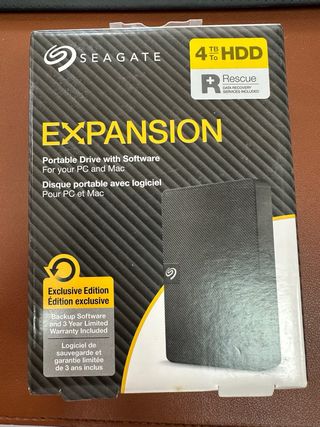 Seagate Expansion Disco Duro Externo 4TB#C78ZTT