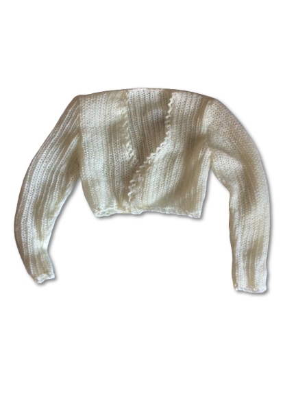 Chaqueta bebé tejida a mano