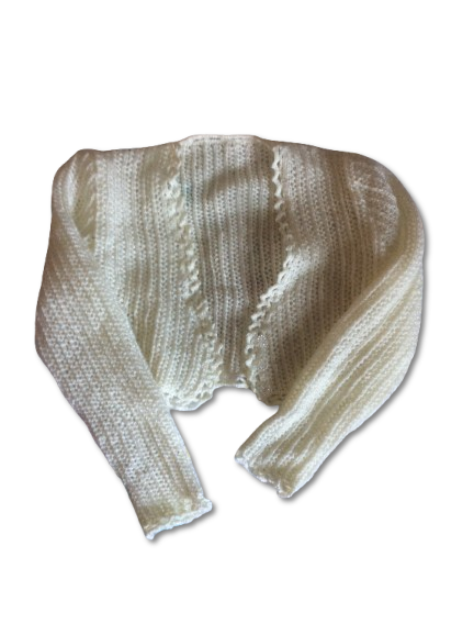 Chaqueta bebé tejida a mano