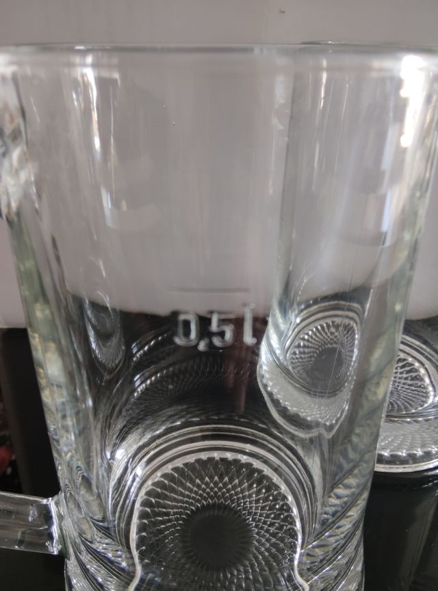 Jarras cerveza - medio litro c/u 6 unidades