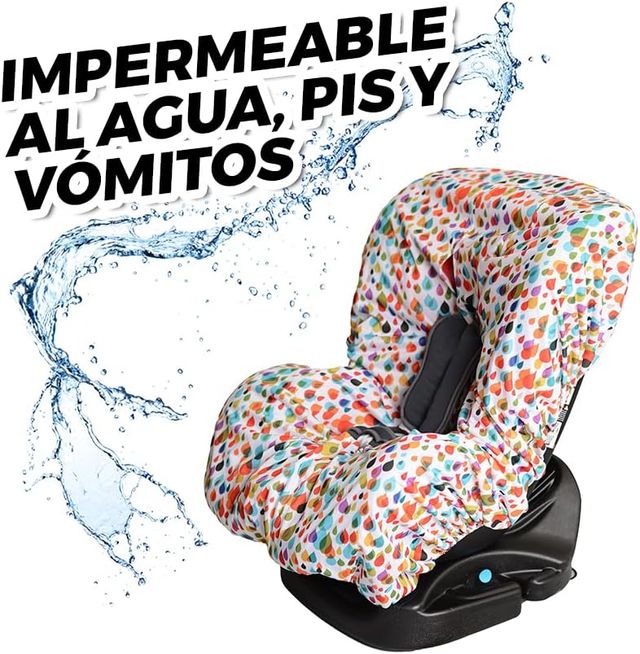 Funda Silla Coche Bebe Impermeable y Transpirable