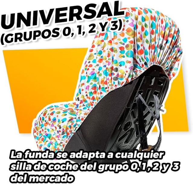 Funda Silla Coche Bebe Impermeable y Transpirable