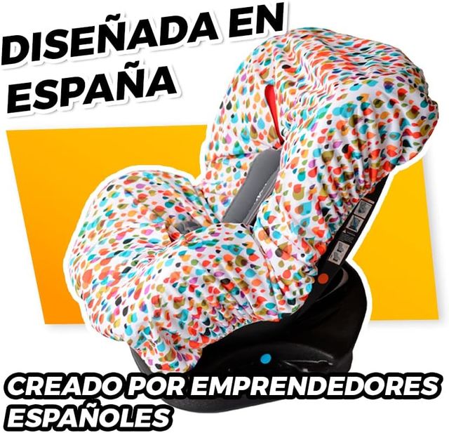 Funda Silla Coche Bebe Impermeable y Transpirable