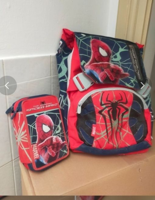Zaino Spiderman + astuccio