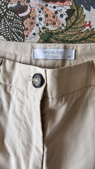 Bermudas mujer, beige, Woman (El Corte Inglés)